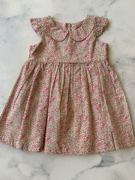 Liberty Baby Dress Pink - Love Sam