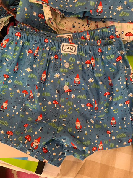 Mens Boxers  Blue - Love Sam