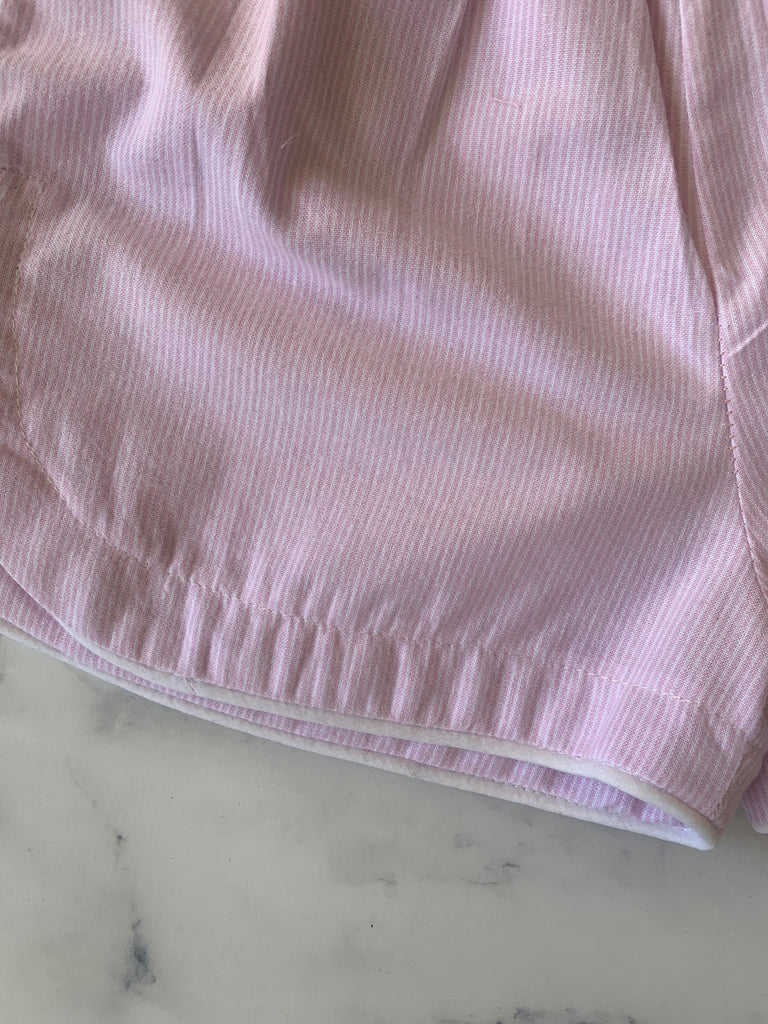 Soft pink striped Pajamas short sleeve - Love Sam